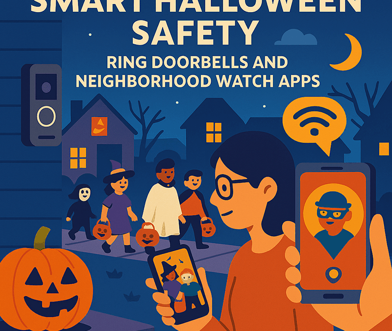 Smart Halloween Safety: Ring Doorbells and Neighborhood Watch Apps